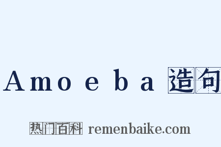 Amoeba造句是什么意思的图片